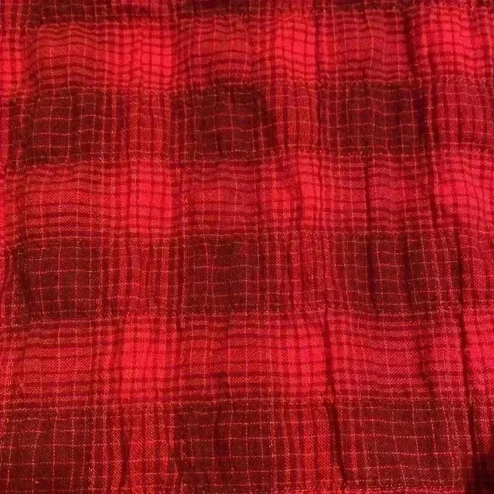 Patagonia Woman’s Red & Black Plaid Cotton Long Sleeve Button Front Shirt Size 4 - Picture 6 of 9